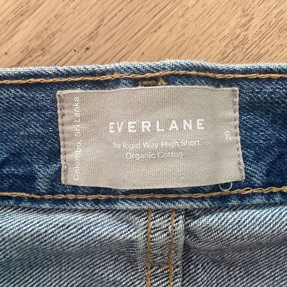 Distressed Denim Shorts - Picture 2 of 3